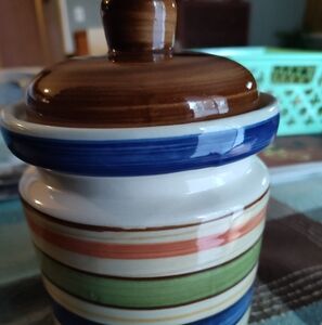 Mulberry Multicolor Ceramic Storage Jar